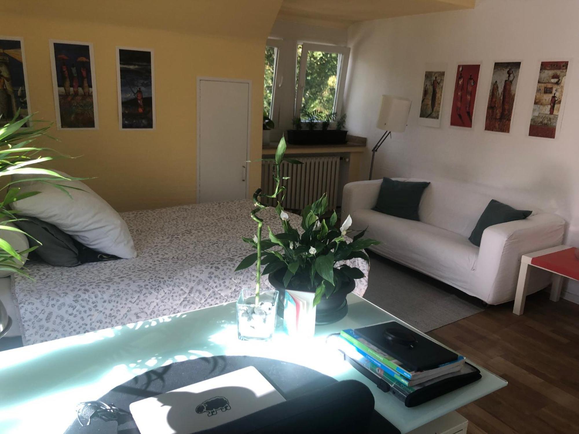 Glueck In Benrath Apartment Dusseldorf Bagian luar foto